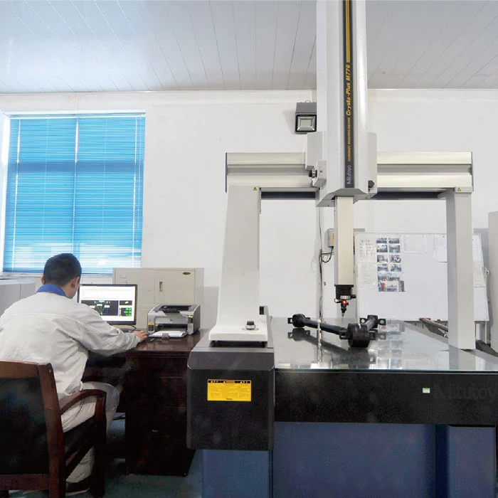 Dimensional inspection equipment for precision CNC machined aluminum parts